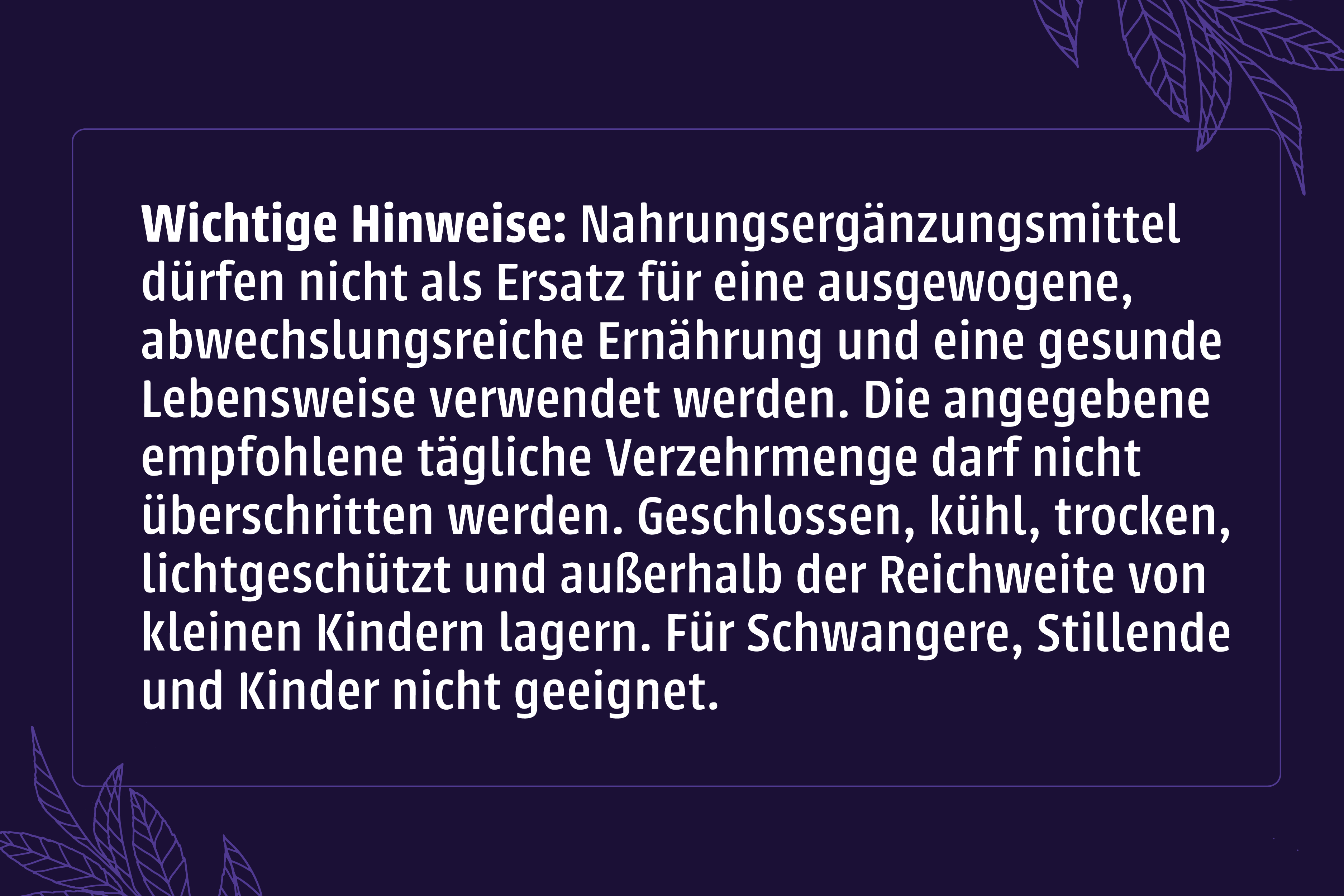 Hinweise
